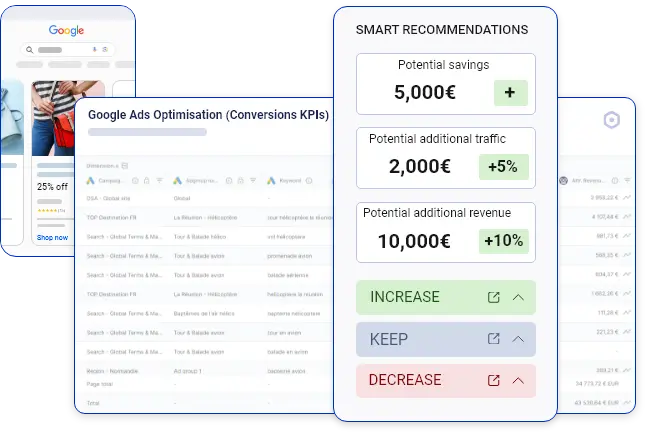 Ad Budget Optimization 10 Smart Recos Interface 11 Ad Budget Optimisation