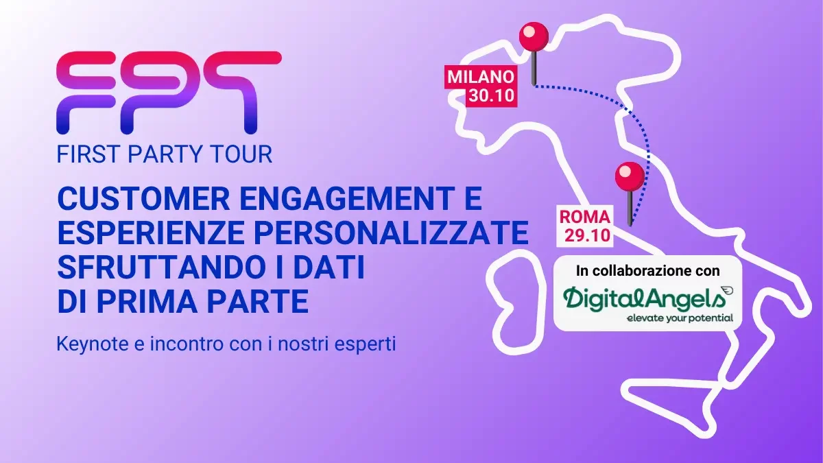 registrarsi al first party tour italia cdp customer engagement e sperienze personalizzate