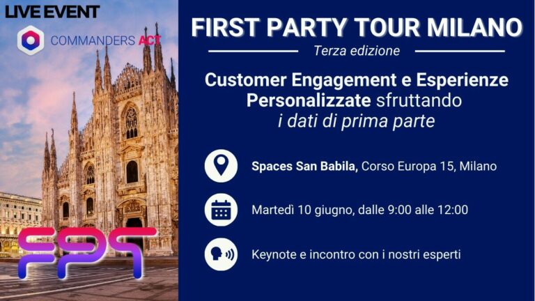 Customer Engagement E Esperienze Personalizzate Dati Di Prima Parte Fpt Milano