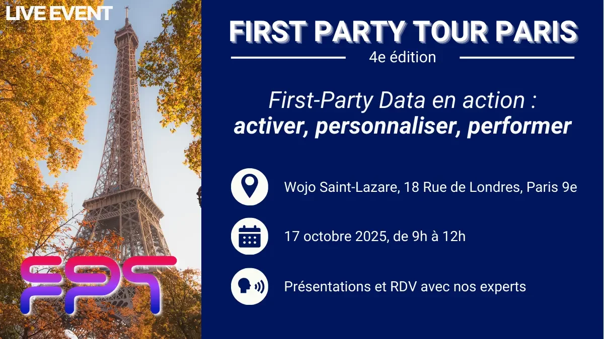 first party tour paris evenement data cdp temps réel