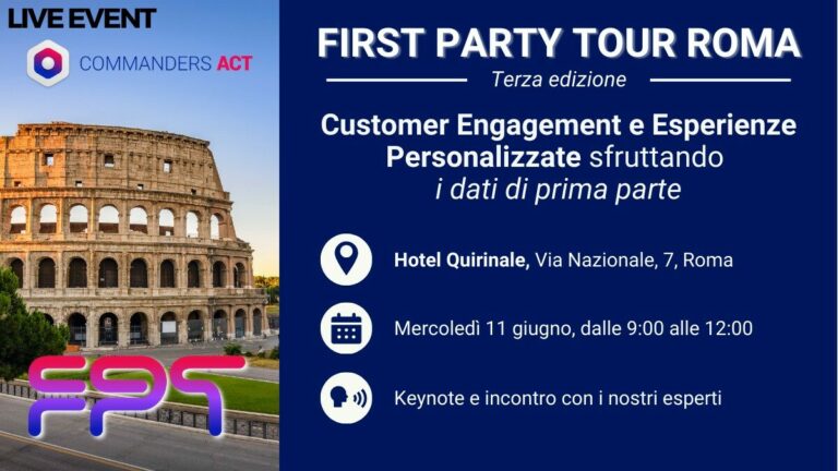 Customer Engagement E Esperienze Personalizzate Dati Di Prima Parte Fpt Roma